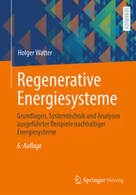 Watter | Regenerative Energiesysteme | E-Book | www2.sack.de
