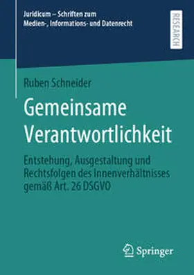 Schneider |  Gemeinsame Verantwortlichkeit | eBook | Sack Fachmedien