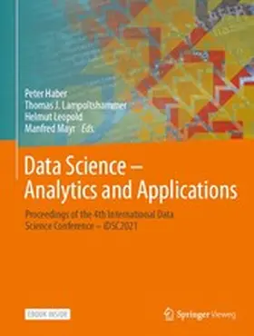 Haber / Lampoltshammer / Leopold |  Data Science – Analytics and Applications | eBook | Sack Fachmedien