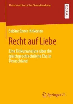 Exner-Krikorian |  Recht auf Liebe | Buch |  Sack Fachmedien