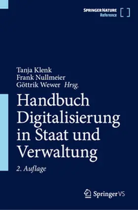 Klenk / Nullmeier / Wewer | Handbuch Digitalisierung in Staat und Verwaltung | E-Book | sack.de