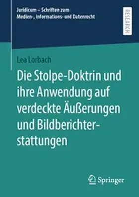 Lorbach | Die Stolpe-Doktrin und ihre Anwendung auf verdeckte Äußerungen und Bildberichterstattungen | E-Book | sack.de