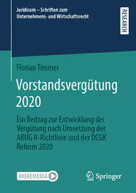 Timmer | Vorstandsvergütung 2020 | E-Book | sack.de