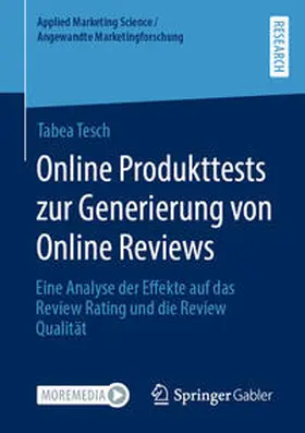 Tesch | Online Produkttests zur Generierung von Online Reviews | E-Book | sack.de