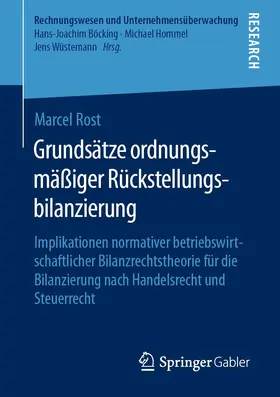 Rost |  Grundsätze ordnungsmäßiger Rückstellungsbilanzierung | Buch |  Sack Fachmedien