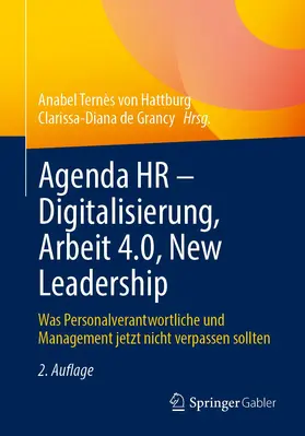 de Grancy / Ternès von Hattburg / Terne`s |  Agenda HR - Digitalisierung, Arbeit 4.0, New Leadership | Buch |  Sack Fachmedien