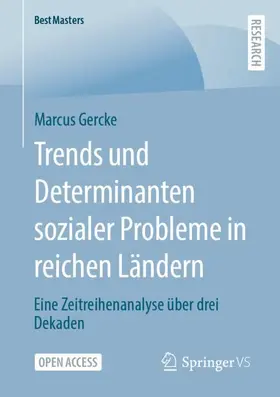 Gercke |  Trends und Determinanten sozialer Probleme in reichen Ländern | Buch |  Sack Fachmedien
