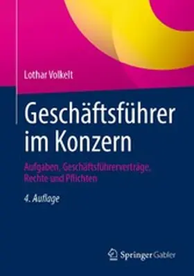 Volkelt |  Geschäftsführer im Konzern | eBook | Sack Fachmedien