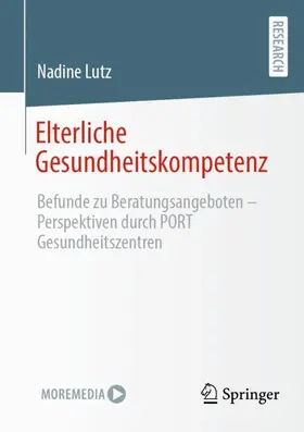 Lutz |  Elterliche Gesundheitskompetenz | Buch |  Sack Fachmedien
