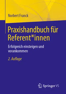 Franck |  Praxishandbuch für Referent*innen | eBook | Sack Fachmedien