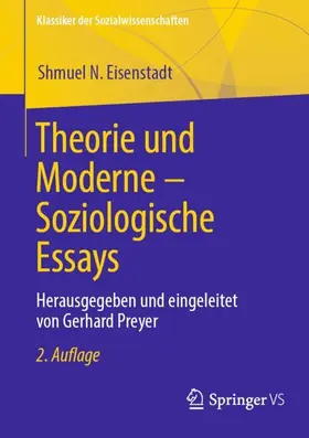 Eisenstadt / Preyer / Aizensht?adt? |  Theorie und Moderne - Soziologische Essays | Buch |  Sack Fachmedien