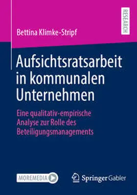 Klimke-Stripf |  Aufsichtsratsarbeit in kommunalen Unternehmen | Buch |  Sack Fachmedien