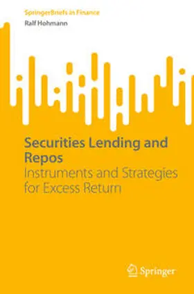 Hohmann | Securities Lending and Repos | E-Book | sack.de