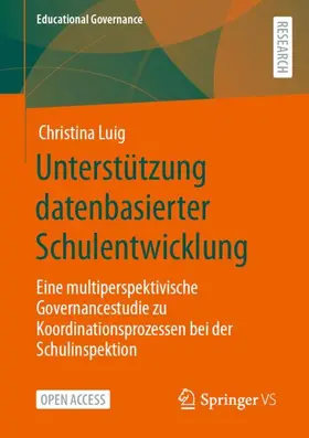 Luig |  Unterstützung datenbasierter Schulentwicklung | Buch |  Sack Fachmedien