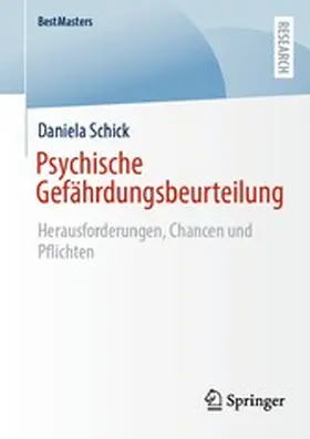 Schick |  Psychische Gefährdungsbeurteilung | eBook | Sack Fachmedien