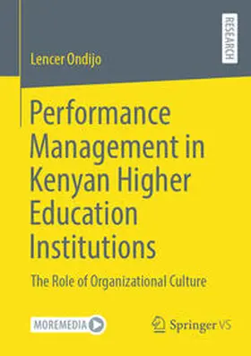 Ondijo |  Performance Management in Kenyan Higher Education Institutions | Buch |  Sack Fachmedien