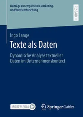 Lange |  Texte als Daten | Buch |  Sack Fachmedien