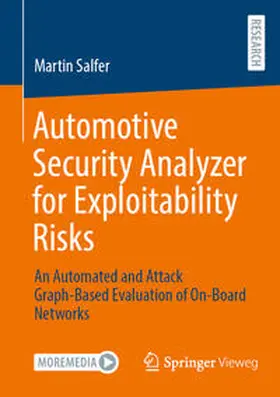 Salfer |  Automotive Security Analyzer for Exploitability Risks | Buch |  Sack Fachmedien