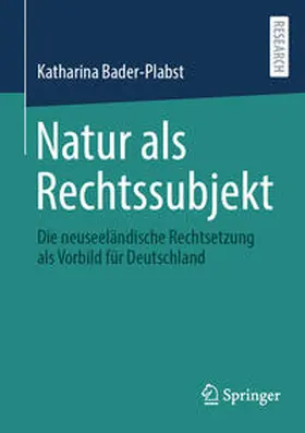 Bader-Plabst |  Natur als Rechtssubjekt | eBook | Sack Fachmedien