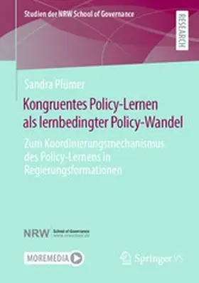 Plümer |  Kongruentes Policy-Lernen als lernbedingter Policy-Wandel | eBook | Sack Fachmedien