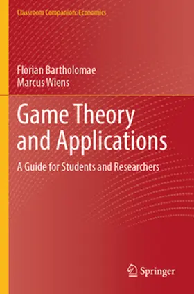 Bartholomae / Wiens |  Game Theory and Applications | Buch |  Sack Fachmedien