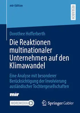 Hofferberth |  Die Reaktionen multinationaler Unternehmen auf den Klimawandel | eBook | Sack Fachmedien