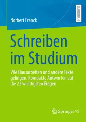 Franck |  Schreiben im Studium | Buch |  Sack Fachmedien