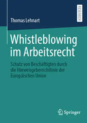 Lehnart | Whistleblowing im Arbeitsrecht | E-Book | sack.de
