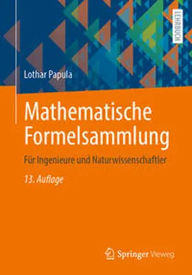 Papula |  Mathematische Formelsammlung | Buch |  Sack Fachmedien
