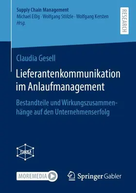 Gesell |  Lieferantenkommunikation im Anlaufmanagement | Buch |  Sack Fachmedien