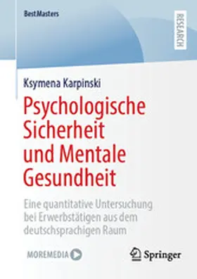 Karpinski |  Psychologische Sicherheit und Mentale Gesundheit | eBook | Sack Fachmedien