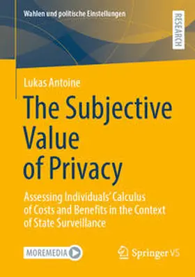 Antoine | The Subjective Value of Privacy | E-Book | sack.de