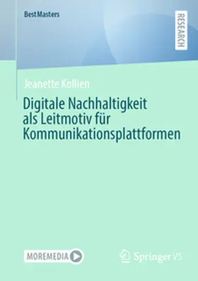 Kollien | Digitale Nachhaltigkeit als Leitmotiv für Kommunikationsplattformen | E-Book | sack.de