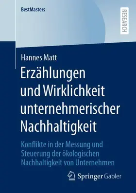 Matt |  Erzählungen und Wirklichkeit unternehmerischer Nachhaltigkeit | Buch |  Sack Fachmedien