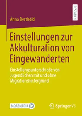 Berthold |  Einstellungen zur Akkulturation von Eingewanderten | eBook | Sack Fachmedien