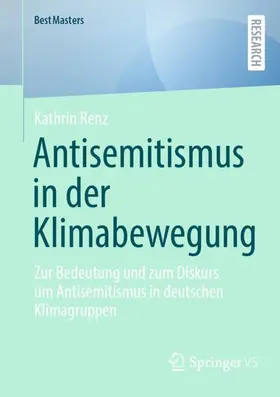 Renz |  Antisemitismus in der Klimabewegung | Buch |  Sack Fachmedien