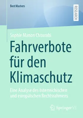 Chourabi |  Fahrverbote für den Klimaschutz | eBook | Sack Fachmedien
