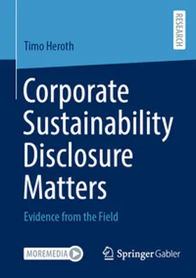 Heroth |  Corporate Sustainability Disclosure Matters | Buch |  Sack Fachmedien