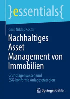 Köster |  Nachhaltiges Asset Management von Immobilien | Buch |  Sack Fachmedien