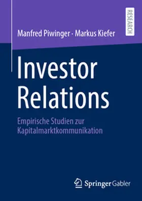 Piwinger / Kiefer |  Investor Relations | eBook | Sack Fachmedien