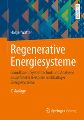 Watter | Regenerative Energiesysteme | E-Book | www2.sack.de
