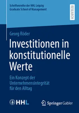 Röder PhD / Röder |  Investitionen in konstitutionelle Werte | eBook | Sack Fachmedien