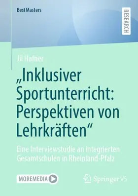 Hafner |  "Inklusiver Sportunterricht: Perspektiven von Lehrkräften" | Buch |  Sack Fachmedien