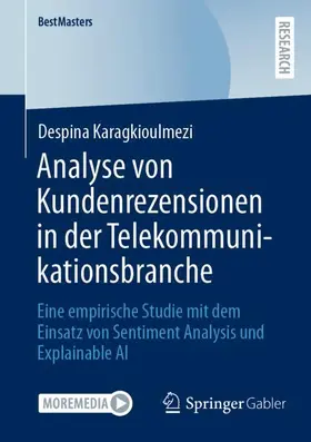 Karagkioulmezi |  Analyse von Kundenrezensionen in der Telekommunikationsbranche | Buch |  Sack Fachmedien