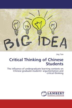 Tian |  Critical Thinking of Chinese Students | Buch |  Sack Fachmedien