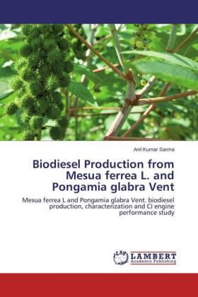 Sarma |  Biodiesel Production from Mesua ferrea L. and Pongamia glabra Vent | Buch |  Sack Fachmedien