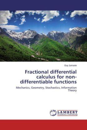 Jumarie |  Fractional differential calculus for non-differentiable functions | Buch |  Sack Fachmedien