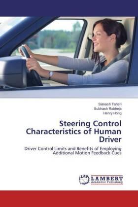 Taheri / Rakheja / Hong |  Steering Control Characteristics of Human Driver | Buch |  Sack Fachmedien