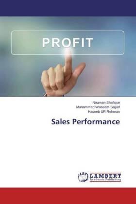 Shafique / Sajjad / Rehman |  Sales Performance | Buch |  Sack Fachmedien