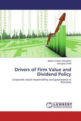 Gherghina / Vintil¿ |  Drivers of Firm Value and Dividend Policy | Buch |  Sack Fachmedien